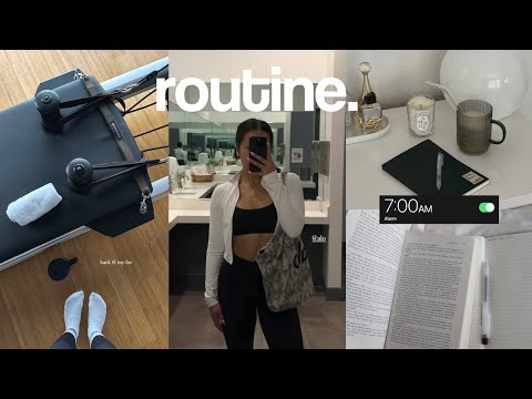 GETTING BACK INTO ROUTINE: healthy girl habits, workout motivation, cleaning