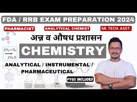 CHEMISTRY / FDA EXAM PREPARATION /RRB EXAM PREPARATION / SR.TECH ASST./ANALYTICAL CHEMIST/PHARMACIST