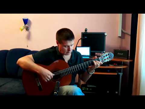 Classical guitar. Moonlight Sonata / Beethoven. Adagio. Playing V.Sharii / В. Шарий