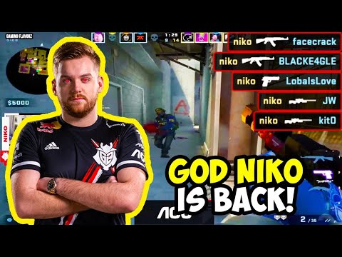 40 TIMES NIKO SHOCKED THE CS:GO WORLD!