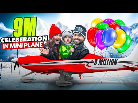 FLYING on SMALLEST PLANE Ever ✈️ (9 Million Celebration at 30,000 ft)