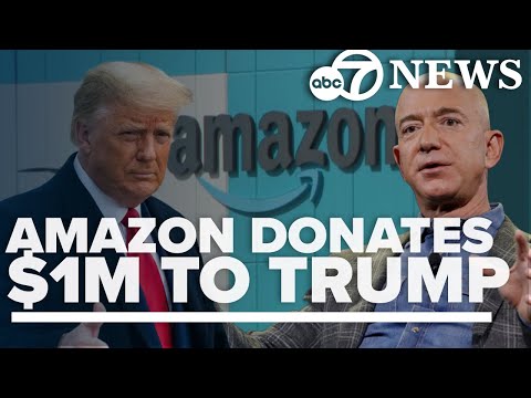 Amazon latest tech giant set to donate $1 million to Trump inaugural fund