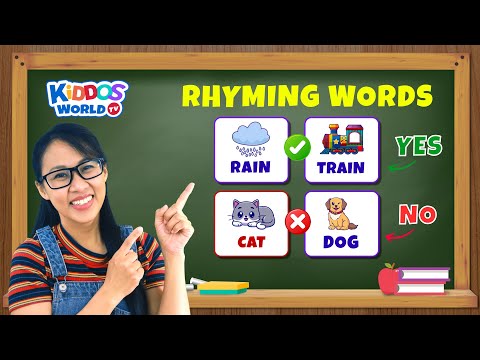 Does it Rhyme? Learn Rhyming Words for Kindergarten - Teaching the Rhyming Words