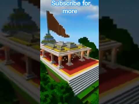 Ram mandir in Minecraft|| #shorts #trending #viral #minecraft #hack #gaming #rammandir