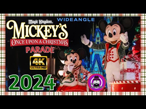 Mickey's Once Upon a Christmastime Parade 2024 | 4k | MVMCP #disneychristmas #mvmcp #MagicKingdom