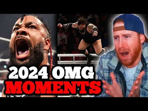 WWE 2024 OMG MOMENTS - Craziest Moves Of The Year