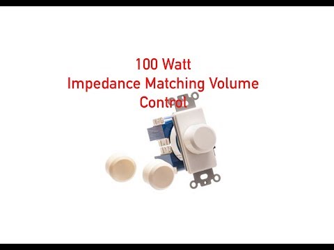 100 Watt Sliding Impedance Matching Volume Control P#15-111-149