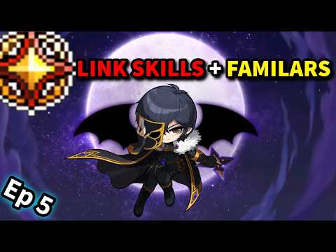 Maplestory Hyperion Fresh Account Progression Ep 5 | Working On Link Skills + Beginner Familiars