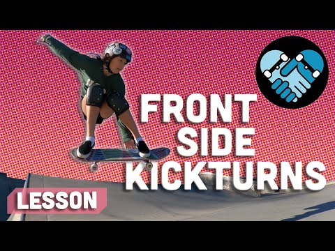 How to Frontside Kickturn. Learn Kickturns, Pumping, Carving, Bowl Skating, Fly outs, Grabs