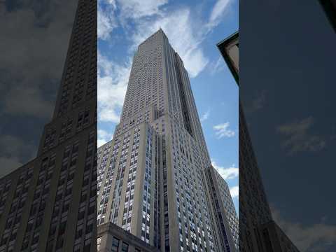 Stunning view of the Empire State Building from 34th Street in Midtown Manhattan, New York City!#nyc