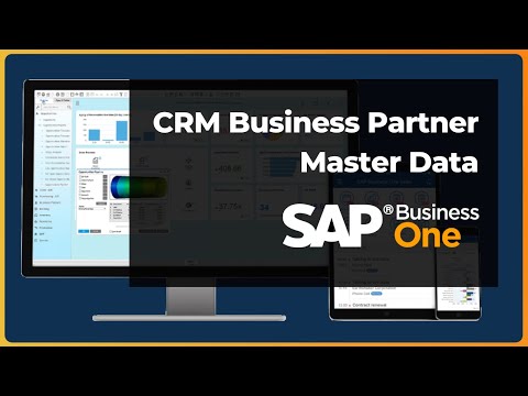 Create CRM Business Partner Master Data | Examples and How-To | SAP Business One