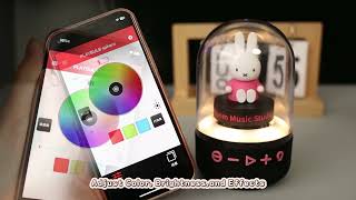 Miffy LumiBoom Bluetooth Speaker Globe with PLAYBULB App-Control RGB Color ミッフィーnijntje Gift for Her