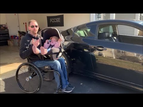 Paralpegic Parenting: Transferring a Baby Carrier Into a Two Door Car