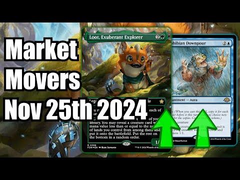 MTG Market Movers - Nov 25th 2024 - Modern Horizons 3 & Foundations  Rise! Loot, Exuberant Explorer!