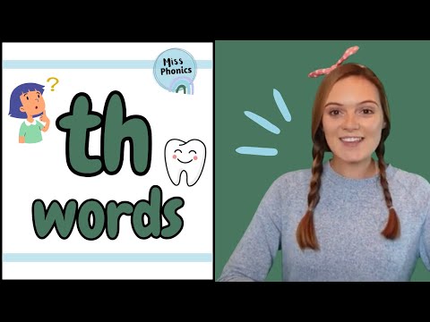 'th' Words | Blending Phonics | th Words with Pictures | Learn to Read | British Teacher