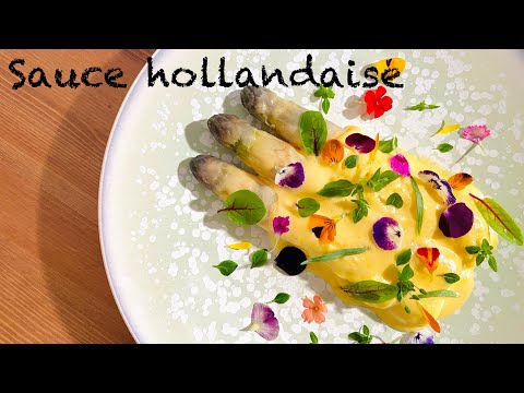 [White asparagus hollandaise sauce] How to make and do not fail