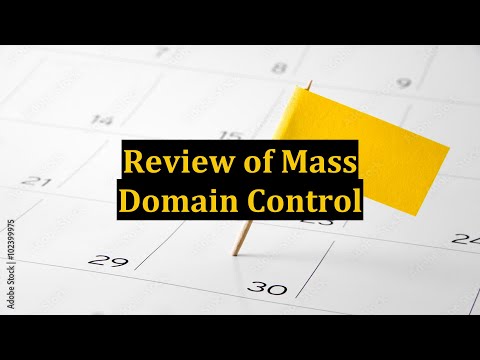 Review of Mass Domain Control