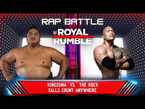 Extreme Match with "Rap Battle"🎵 | Yokozuna vs. The Rock | WWE Royal Rumble