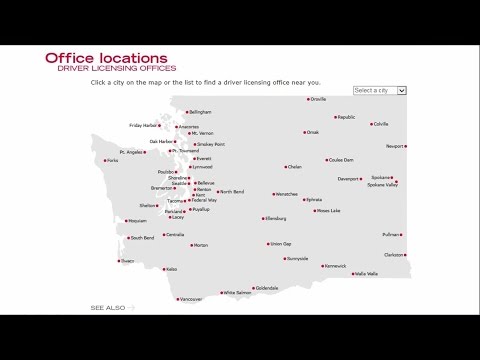 Best source for finding WA driver licensing office