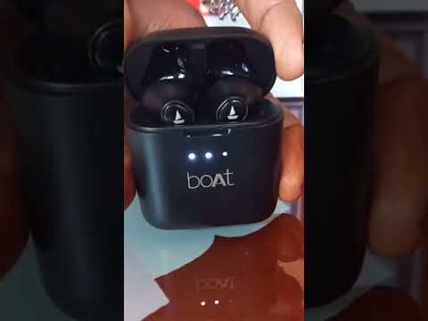 Boat black airpods unboxing #shorts