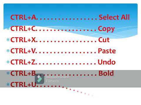 PAANO MAKUHA ANG ll Shortcut Keys For PC