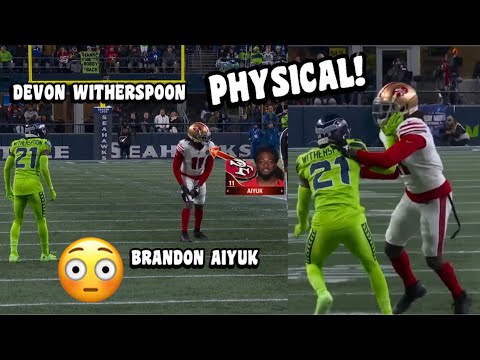 Brandon Aiyuk & Deebo Samuel Vs Devon Witherspoon 😳🔥 49ers Vs Seahawks 2023 (WR Vs CB)