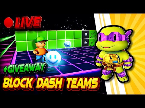 🔴 Block Dash Teams LIVE🔥| EU Server🌍 | Stumble Guys🥊| #stumbleguys #blockdash