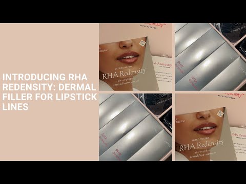 Introducing RHA Redensity: Dermal Filler For Lipstick Lines