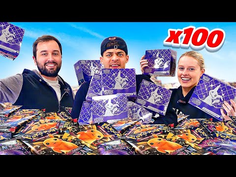 WE PULLED CHARIZARD! Opening 100 Paldean Fates Packs!