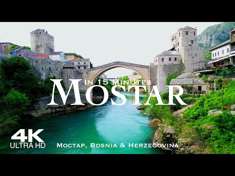 MOSTAR 🇧🇦 Мостар Drone Aerial 4K | Bosnia & Herzegovina Босна موستار