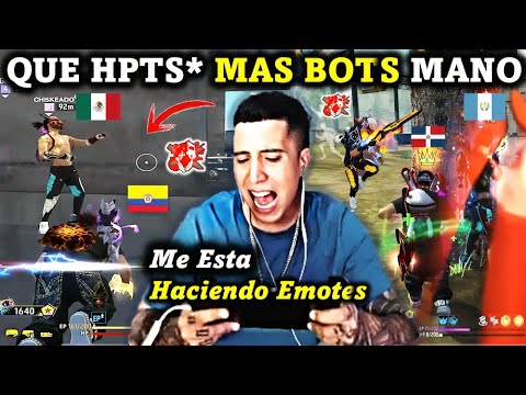 Escuadra de Mrd* Mano, Ptos* Bots🤬😂🔥 Jugando con Subs - Momentos Divertidos de Mr Stiven #hacker #ff