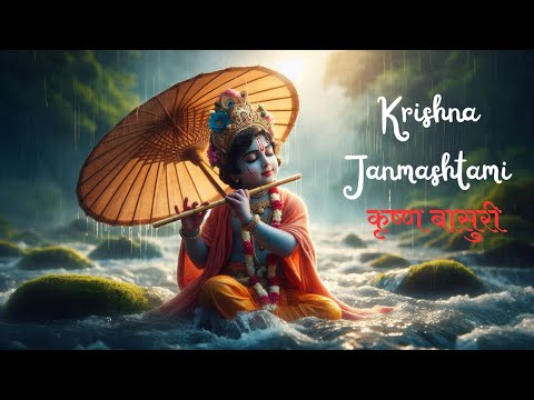 LIVE🔴krishna janmashtami, Krishna Flute Music || Stress Relief, Anxiety and Depressive States