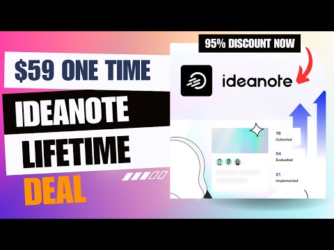 📋📊📋Ideanote Lifetime Deal |  Boost Your Business Innovation | $59 Lifetime Deal | 95% Now