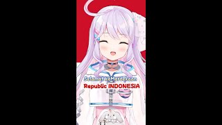 【HUT79RI】インドネシアの独立曲歌ってみた！#shorts #vtuber #hut79ri #merdeka #2024 #vsinger #indonesia #japan