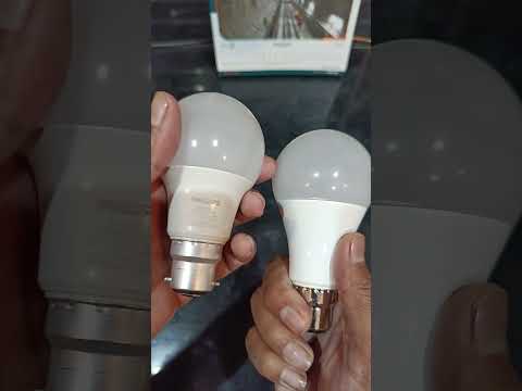 Philips 9 watt LED bulb vs Wipro garnet 12 watt LED Bulb #ledbulb #philips #wipro #philipsacebright