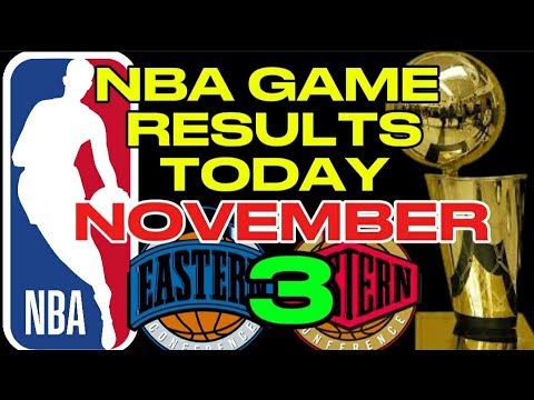 NBA Game Results Today November 3,2024 | NBA SEASON 2024-2025