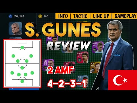 S. GUNES 4231 MANAGER REVIEW | NEW TURKEY NATIONAL TEAM MANAGER | PES 2021 MOBILE