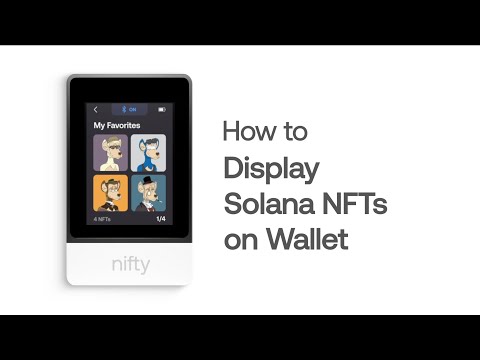 How to Display Solana NFTs on SecuX Nifty Device