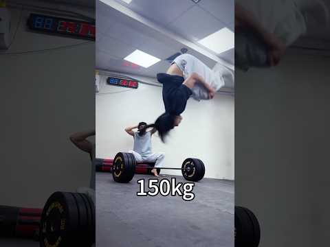 I just did a backflip at 150 kg!