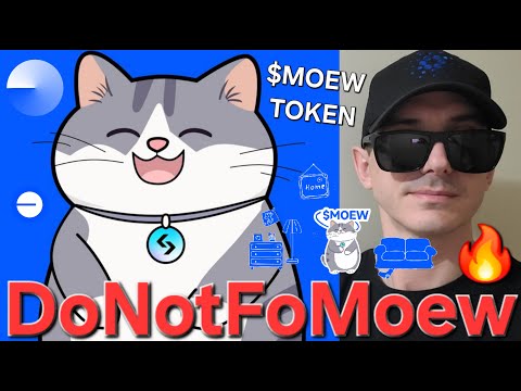 $MOEW - DoNotFoMoew TOKEN CRYPTO COIN HOW TO BUY MOEW MEMECOIN BITGET CAT MEXC GLOBAL BASE UNISWAP