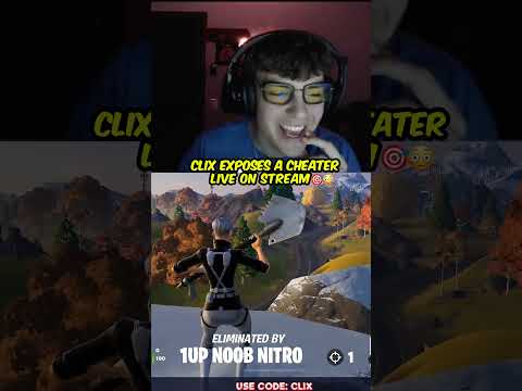 Clix EXPOSES a cheater live on stream 🎯😳