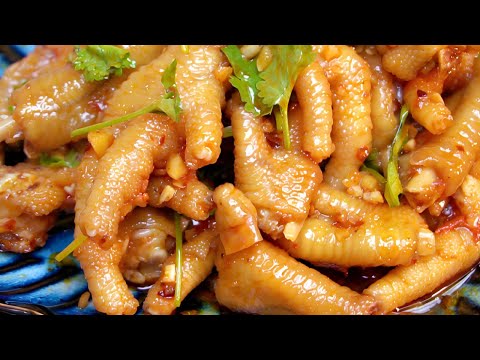 The chicken feet remembered by the apprentice, then make it into a food