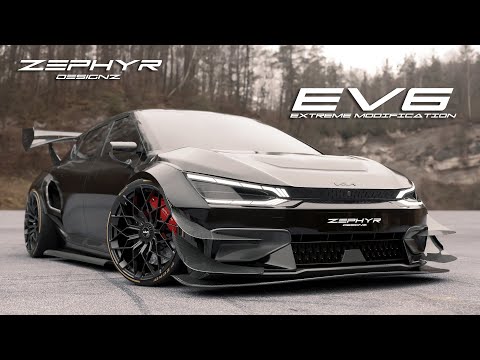 KIA EV6 R EXTREME BODYKIT MODIFICATION Concept by Zephyr Designz