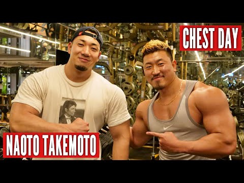 【IFBB PRO】竹本くんとレクサー青山で胸トレ6種目！