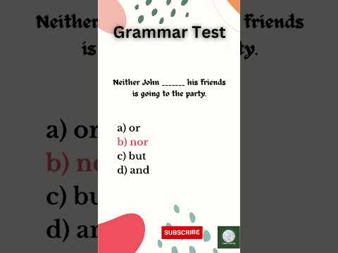 Grammar Test Series| English Grammar #english #grammar #leanenglish #learn #language #yt #shorts