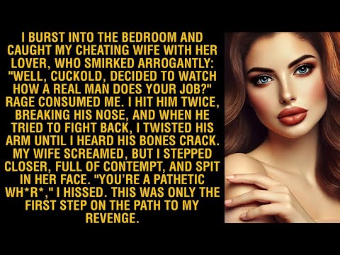 I BURST INTO THE BEDROOM AND CAUGHT MY CHEATING WIFE WITH HER LOVER, WHO SMIRKED ARROGANTLY: "WELL