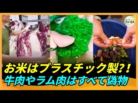 麺やビーフジャーキーが燃える？炒めた牛肉に牛肉なし？プラスチック製のお米や毒ラーメンも！