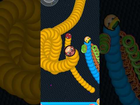 Worms zone io !! Cacing besar superhero Wasp || slither snake