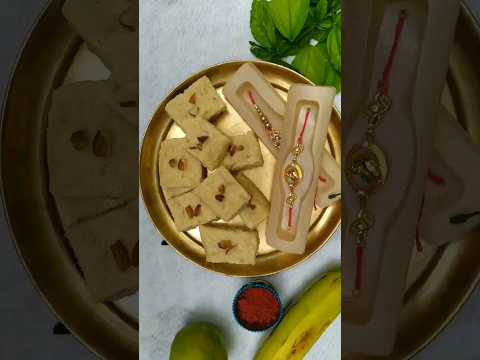 Rakhi Special Sweet #sweet #ravabarfi #soojibarfi #barfi #burfi #rava #suji #shorts #trendingshorts