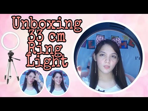 Unboxing 33 cm Ring Light || Teacher Jenny